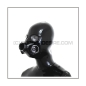 Preview: Deluxe heavyrubber gasmask-zipperhood-system with neckrespirator-rubbersmell-bag-set and 2 rebreathing bags